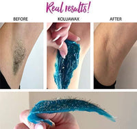 Wax Warmer, KoluaWax Painless Hair Removal Waxing Kit with Hard Wax Beans. Multiple Formulas Target Different Type of Hair, Eyebrow, Facial, Armpit, Bikini, Brazilian,for Women and Men. 20 Applicators