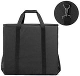 Curmio Desktop Computer Travel Bag, Carrying Case for Computer Tower PC Chassis, Keyboard, Cable and Mouse, Bag Only, Black