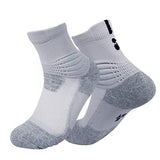 DISILE Elite Basketball Socks, Cushioned Dri-Fit Athletic Crew Socks - Thick Sports Socks For Men & Women