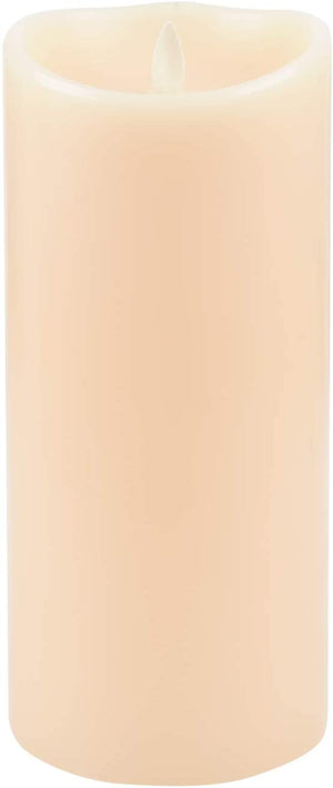 Luminara LED Flameless Candles, Luminara Flameless Real Wax Moving Wick LED Candle for Home/Party/Halloween/Christmas/Wedding Decor with Timer Control Vanilla Scent 3.5" x 5" - Ivory by  iDOO