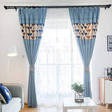 NZQXJXZ Curtain Tiebacks Magnetic, Drape Holders Holdbacks Decorative Weave Rope Clips Window Sheer Blackout Panels Home Office, Beige (Pack of 6)