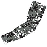 bucwild Sports Compression Arm Sleeve - Youth & Adult Sizes - Baseball Football Basketball Sports (1 Arm Sleeve)