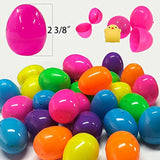 48PCS Filled Easter Eggs Set, Prefilled Plastic Surprise Eggs with Variety of Popular Toys Inside, Novelty Toy Assortment, Great for Easter Eggs Hunt, Party Game Prizes