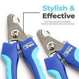 CleanHouse Pets Dog and Cat Nail Clippers, with Pet Safety Guard & Lock | Stainless Steel, Very Easy to Use - Best Pet Nail Trimmers for Animals. Small and Large Size