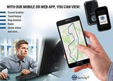 Family1st GPS Tracker for Vehicles, Kids, Teenagers, Cars, Seniors and Assets. 4G LTE GPS Tracker with SOS. Black Portable, Compact and Hidden with Real Time Updates (Portable)