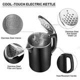 Electric Kettle, Fast boiling Kettle (Black)