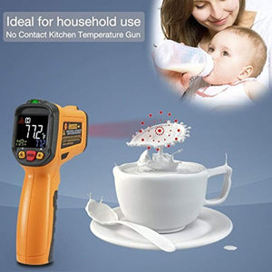 Exeblue Infrared IR thermometer, Digital Laser Thermometer LCD Display -58°F~1022°F
