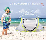 Wayfinder TravelTot, Baby Travel Tent Portable Baby Travel Bed Indoor & Outdoor Travel Crib Baby Beach Tent UPF 50+ UV Protection w/Mosquito Net and 2 Pegs