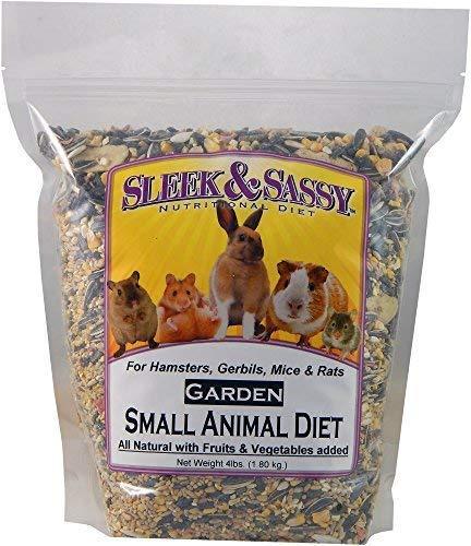 Sleek & Sassy Garden Small Animal Food for Hamsters, Gerbils, Mice & Rats