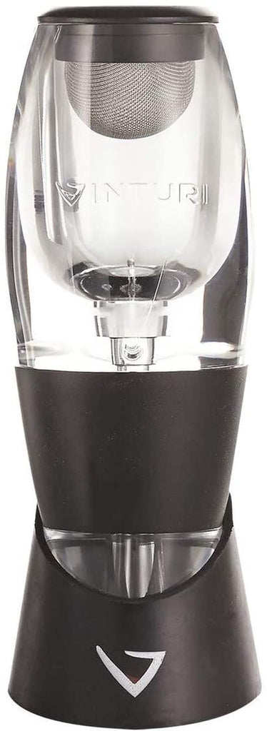 Andre Lorent  Red Wine Aerator Includes Base Enhanced Flavors with Smoother Finish, Black