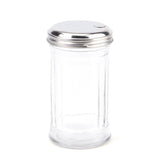 Tebery 4 Pack Stainless Steel Flip Cap Glass Sugar Dispenser/Pourer/Shaker,12 ounce
