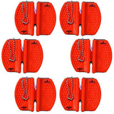 SiliSlick Bundle of 6. 2 Stage Portable Knife Sharpener. Tungsten and Ceramic blades for Complete and accurate sharpening