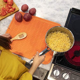Miligore Silicone Dish Drying Mat - Anti-Slip Draining Mats, Waterproof Drainer Pad for Dishes, Premium Kitchen Accessories - BPA-Free Sink Drainage Pads for Countertops to Dry Dishware