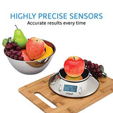 Vont Digital Kitchen Scale / Food Scale, Detachable Bowl Design, Gorgeous Stainless Steel Design with Alarm Timer & Temperature Sensor