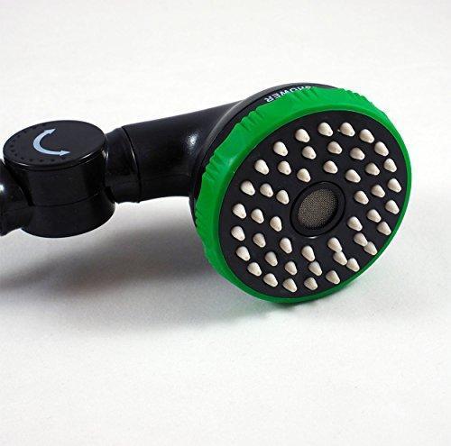 ikris Garden Hose Nozzle 9-Pattern Metal Sprayer with Rubberized ComfortGrip