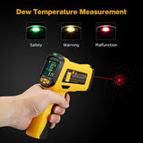 URCERI Infrared Thermometer Digital IR Laser Non Contact Temperature Gun (IR-01)