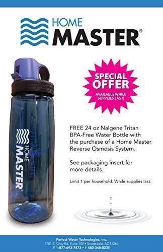 Home Master Whole House Three Stage Water Filtration System with Fine Sediment, Iron and Carbon, Blue