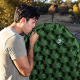 Camping Sleeping Pad - Ultralight Air Camping Mat - Best Inflatable Sleeping Pads for Camping, Backpacking, Hiking Camping Mattress - Lightweight Sleeping Mat - Compact, Durable Camping Pad Bed