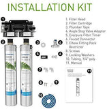 Everpure H-1200 Drinking Water Filter System (EV9282-00). Quick Change Dual Cartridge System. Commercial Grade Water Filtration and Lead Reduction