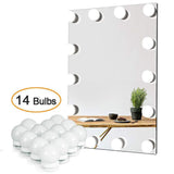 Waneway Hollywood Style LED Vanity Mirror Lights Kit for Makeup Dressing Table Vanity Set Mirrors with Dimmer and Power Supply Plug in Lighting Fixture Strip, 13.5ft, Mirror Not Included