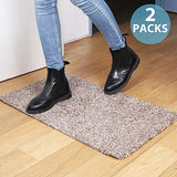 2 Packs of Premium Absorbs Magic Door Mat Size : 17.7