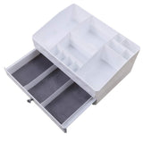 Benbilry Makeup Organizer Cosmetic Storage Box Jewelry Storage with 1 Drawer 12 Compartments, Large Capacity, Suitable for Your Different Size of Cosmetics for Bathroom Vanity Countertop Dresser