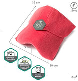trtl Pillow - Scientifically Proven Super Soft Neck Support Travel Pillow – Machine Washable (Coral)