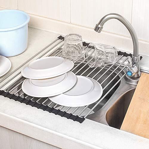 NEX Over the Sink Roll Up Dish Drying Rack