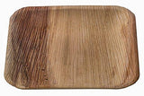 Pure Palm Planet Friendly Plates; Upscale Disposable Dinnerware; All-Natural Compostable Plateware (7" Square) (25 pack)