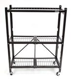 Origami R3-06W Rack with Caster, 3-Feet, Black