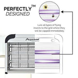 Aspectek UPGRADED 20W Electronic Bug Zapper, Insect Killer - Mosquito, Fly, Moth, Wasp, Beetle & other pests Killer for Indoor Residential & Commercial(2 Pack Replacement Bulbs Included)