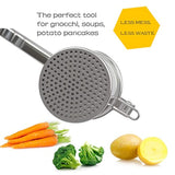 Potato Ricer, Warmhoming Stainless Steel Potato Masher for Fruit and Vegetables