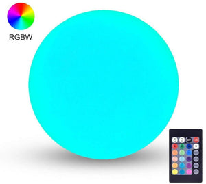 LED Light Ball LOFTEK: 16-inch RGB Colors Light Sphere with Remote Control, Cordless Floating Pool Lights, IP68 Waterproof and Rechargeable Battery, Sensory Toys for Kids, Home, Garden, Party Decor