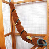 JanYoo Hamster Hammock Cage Accessories Hanging Fleece Bed Swing Bag for Sugar Glider Guinea Pig