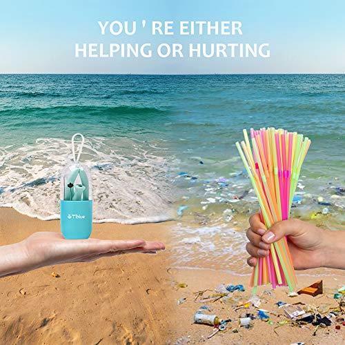 Reusable Silicone Collapsible Straws - Extra Long 10" Portable Straws 4 Pack for 30&20 oz Tumbler, with 4 Cleaning Brushes and 4 Carrying Case, BPA Free, FDA Approved