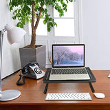 Monitor Stand Riser with Vented Metal for Computer, Laptop, Desk, Printer with 14.5 Platform 4 Inch Height