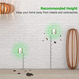 VEPOWER [2018 Upgraded Ultrasonic Pest Repeller, Mosquito Repellent, Electronic Pest Control Plug in for Spider Ant Mice Roach and Other Insects (4 Packs)