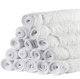 Alurri Bath Mat - 2 Pack - Machine Washable Cotton BathMats - Quick Dry Shower/Bathtub Step Out Bath Rug - Soft, Plush & Super Absorbent - Hotel, Spa Bathroom Floor Towel Mat (20x30, Washcloth)