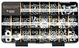 Deluxe Hardware Assortment Kit with Professional"No Mix" Case (1,300 Piece, 60 Sizes, Nuts, Bolts, Washers & Screws)