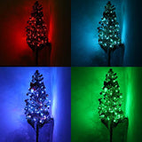 Copper Wire String LED Fairy Lights - Qoolife 16.4ft 50 Beads with 4 Combined Copper Wires Decorative Lights Battery Powered Multi Color String LED Lights for Bedroom, Decoration, Patio and Wedding