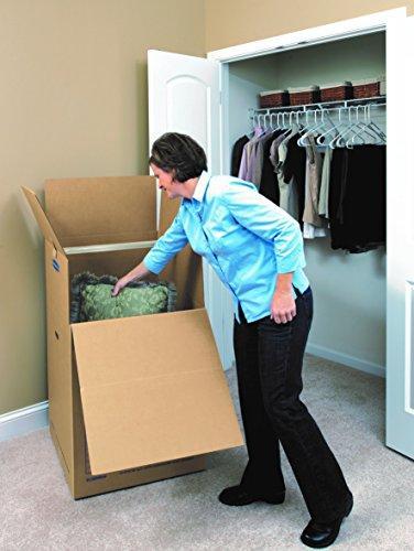 Bankers Box SmoothMove Wardrobe Moving Boxes, Tall, 24 x 24 x 40 Inches, 1 Pack (7711002)
