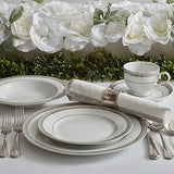 Mikasa 5224199 Platinum Crown 40-Piece Dinnerware Set, Service for 8