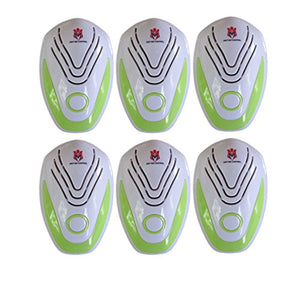 A1 Critter Control Ultrasonic Pest Repeller 6-Pack Green