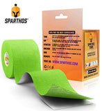 Sparthos Kinesiology Tape - Incredible Support for Athletic Sports and Recovery - Free Kinesiology Taping Guide! - Uncut 2 inch x 16.4 feet Roll