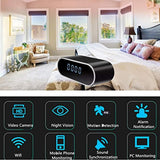 Spy Camera, Hidden Camera WIFI Spy Camera in Clock/HD 1080P Wireless Security Camera for Nanny Cam Night Vision Remote View Motion Dection