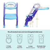Children Potty Training Seat with Ladder -Adjustable Baby Toilet Trainer Seat with Step Stool Ladder and Soft Toilet Seat, Sturdy & Non-Slip, for Toddlers