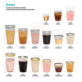 Clear Plastic Cups | 10 oz. 100 Pack | Hard Disposable Cups | Plastic Wine Cups | Plastic Cocktail Glasses | Large Plastic Drinking Cups | Plastic Party Punch Cups | Bulk Wedding Plastic Tumblers