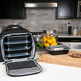 Fitpacker XL Meal Prep Containers BPA-Free Food Storage and Portion Control (38oz - Set of 16)