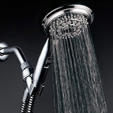 HotelSpa 7-Setting Hand Shower with On/Off Pause, Chrome, 4"