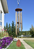 UpBlend Outdoors Large Wind Chime - The Classic Havasu is 38” Total Length - Hand-Tuned and Beautiful as a Gift or for Your Patio, Garden, and Outdoor Home décor